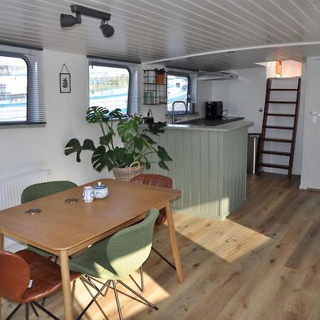 Private Lodge On Houseboat Amsterdam Exteriör bild