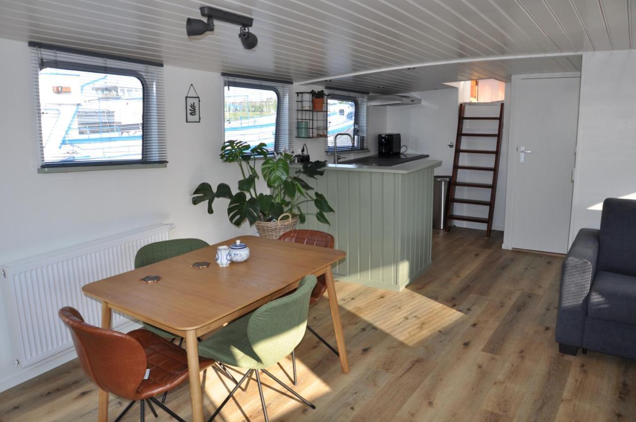 Private Lodge On Houseboat Amsterdam Exteriör bild